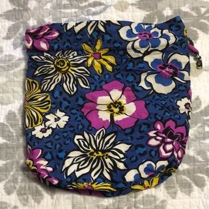 African violets Vera Bradley ditty bag
